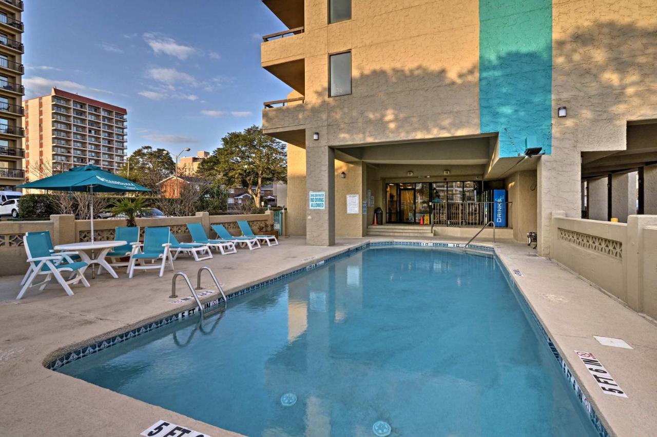 Myrtle Beach Condo With Ocean Views - Walk To Beach! Exteriör bild