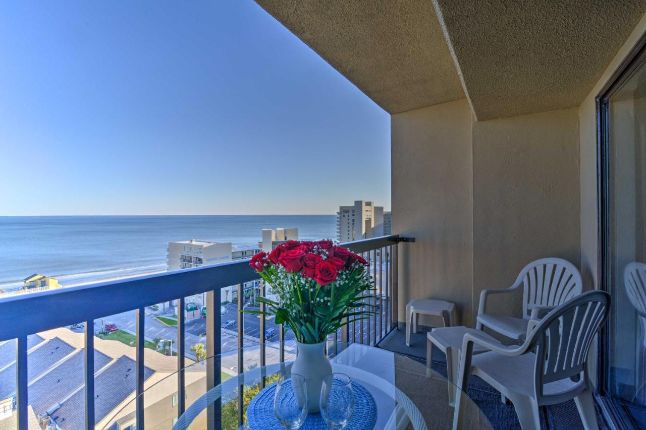 Myrtle Beach Condo With Ocean Views - Walk To Beach! Exteriör bild